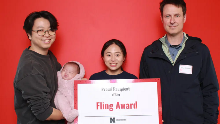 Eunhong Lee with John Brunero and family